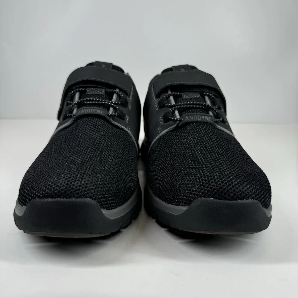 Anodyne No. 46 Sport Jogger Men's US 11W Black Orthopedic Diabetic Walking Shoes